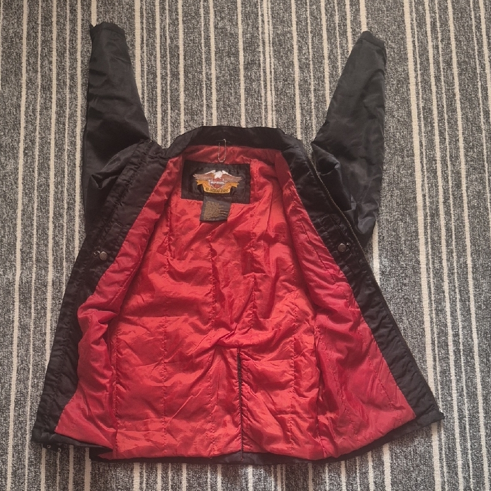 Harley-Davidson Black and Red Riding Jacket - Picture 5 of 14